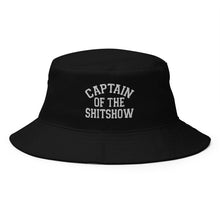 Load image into Gallery viewer, Capt. Of the SS Bucket Hat in White
