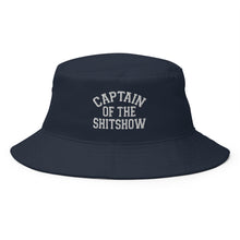 Load image into Gallery viewer, Capt. Of the SS Bucket Hat in White
